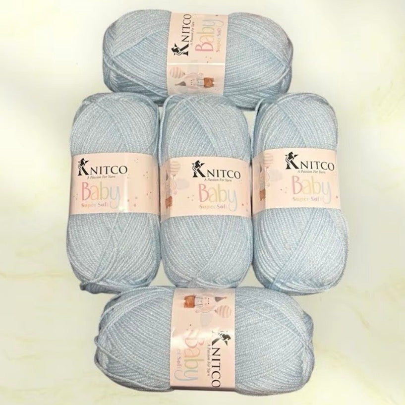 Baby Soft Yarn (Blue)