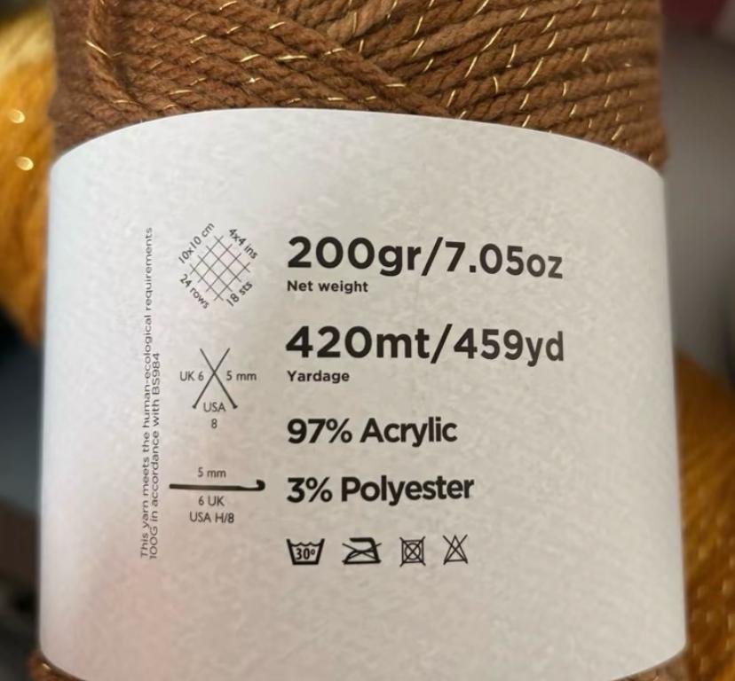 Knitco Ombre Glitter Yarn 02