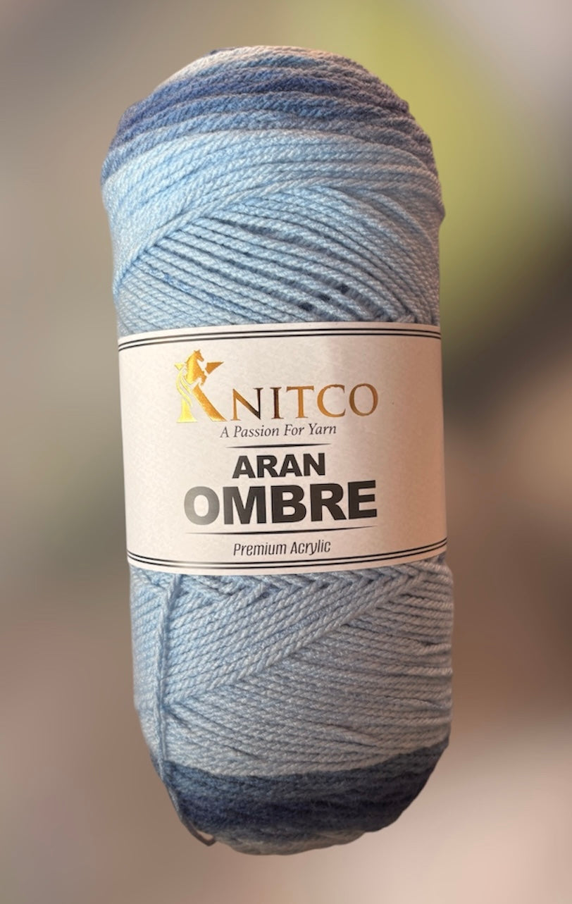 Knitco Aran Ombré Premium Acrylic Yarn