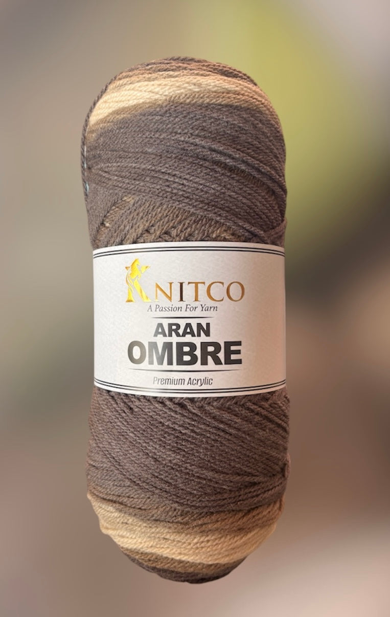 Knitco Aran Ombré Premium Acrylic Yarn
