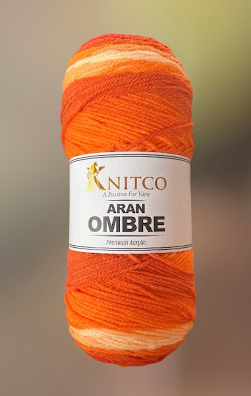 Knitco Aran Ombré Premium Acrylic Yarn