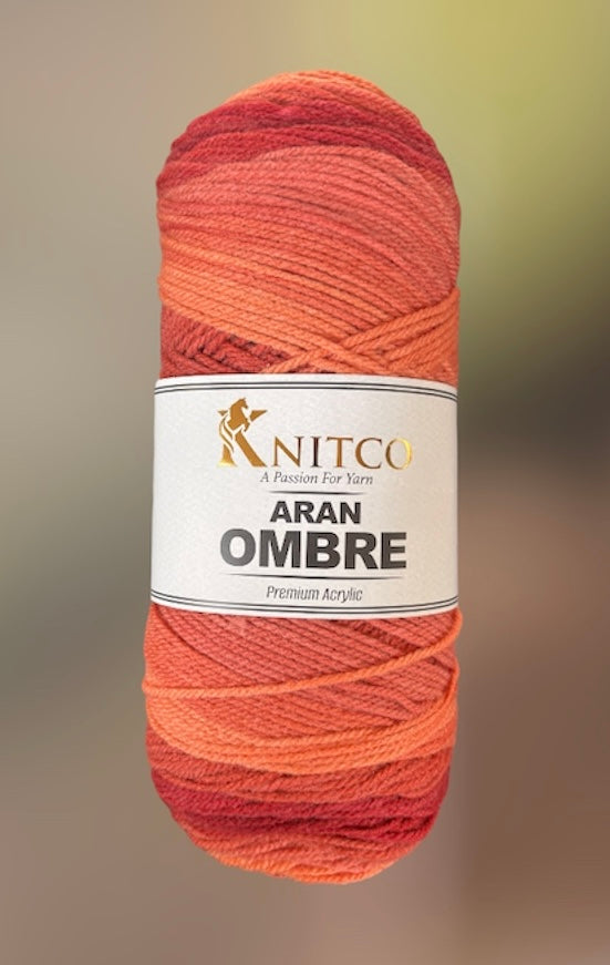 Knitco Aran Ombré Premium Acrylic Yarn