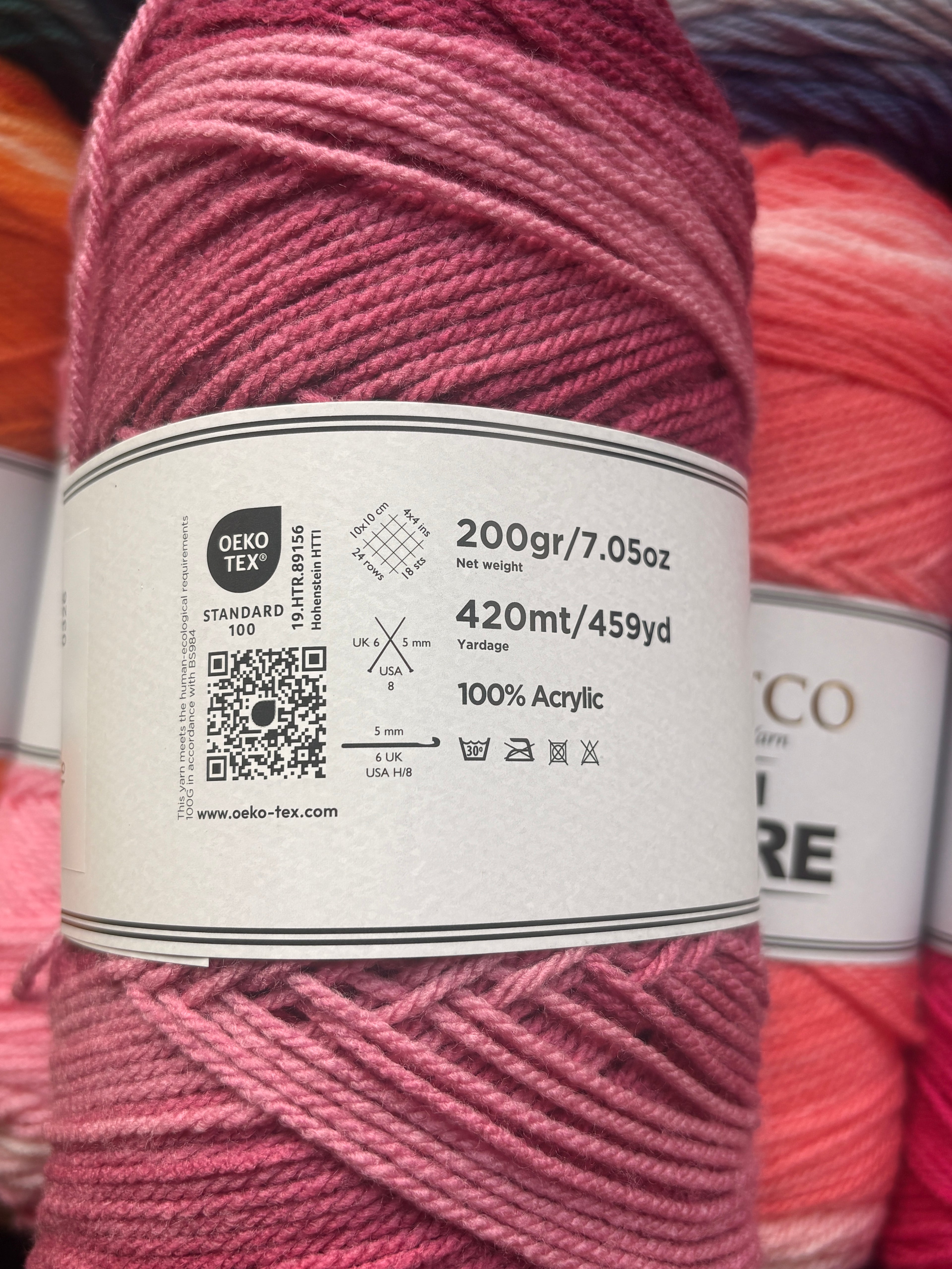 Knitco Aran Ombré Premium Acrylic Yarn