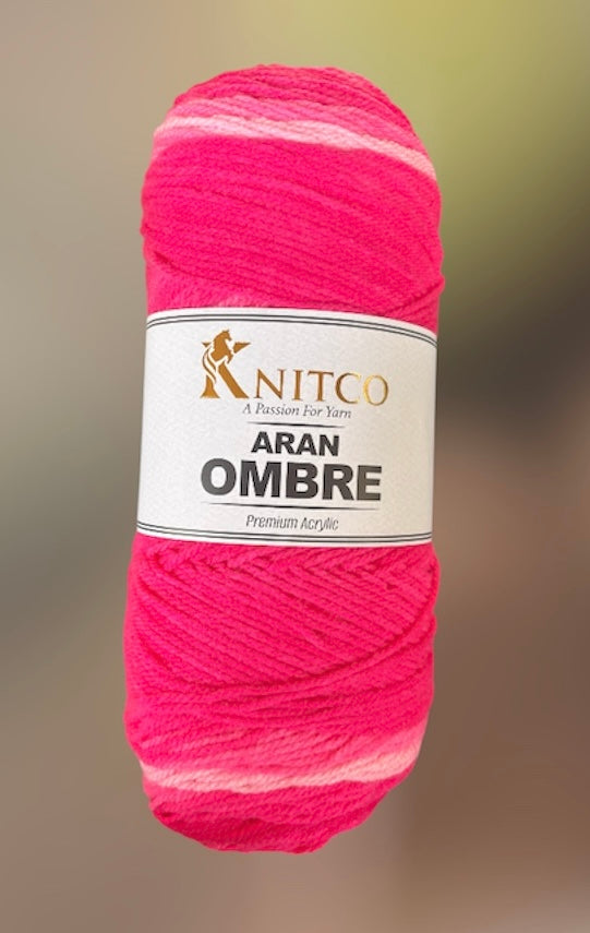 Knitco Aran Ombré Premium Acrylic Yarn