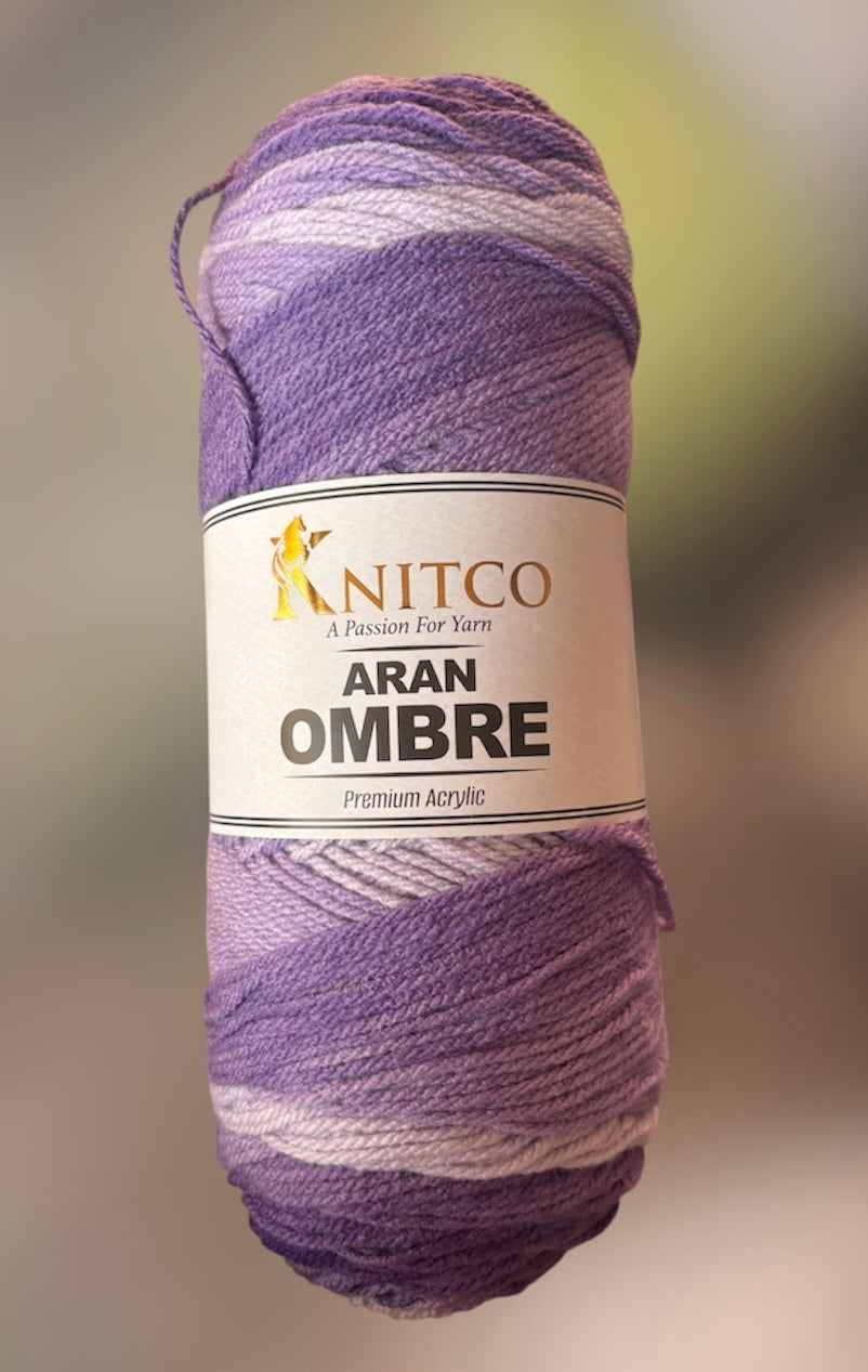 Knitco Aran Ombré Premium Acrylic Yarn