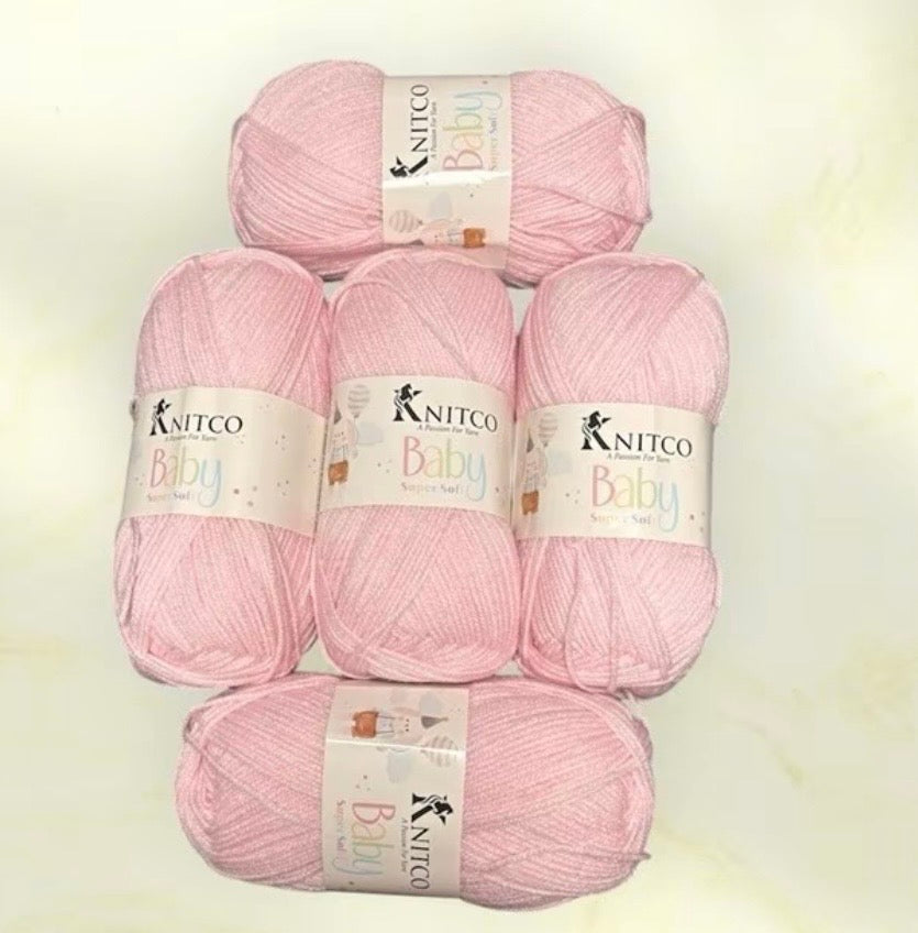 Baby Soft Yarn (Pink)