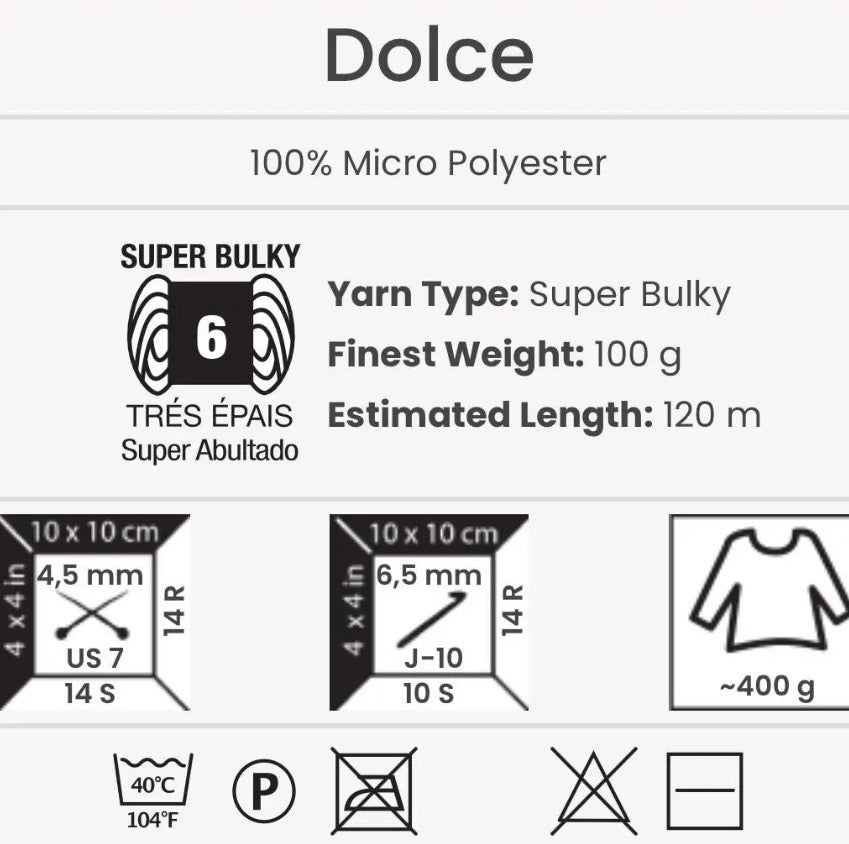 YarnArt Dolce Chenille Yarn