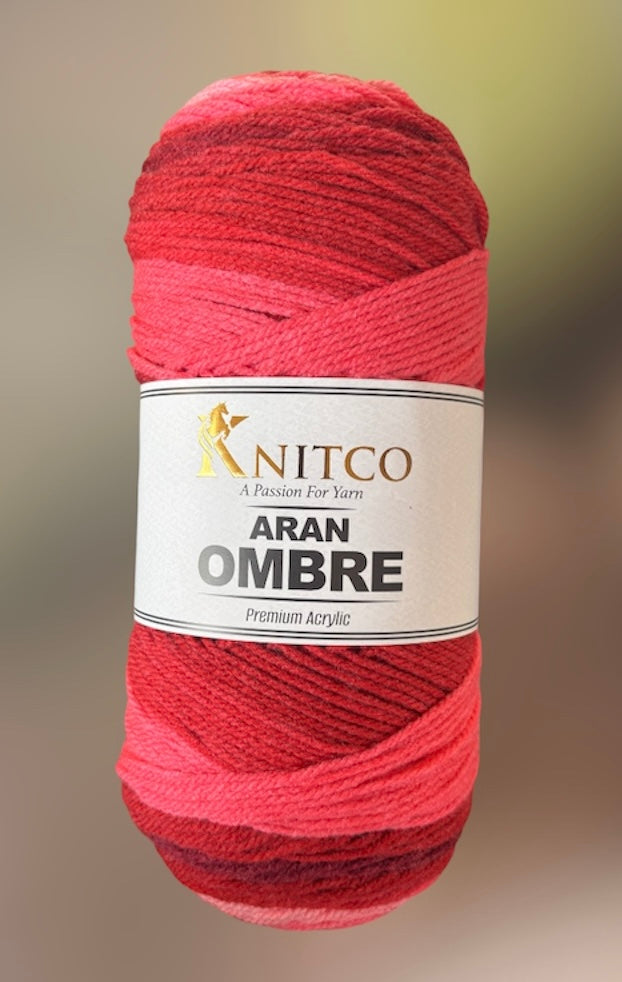 Knitco Aran Ombré Premium Acrylic Yarn