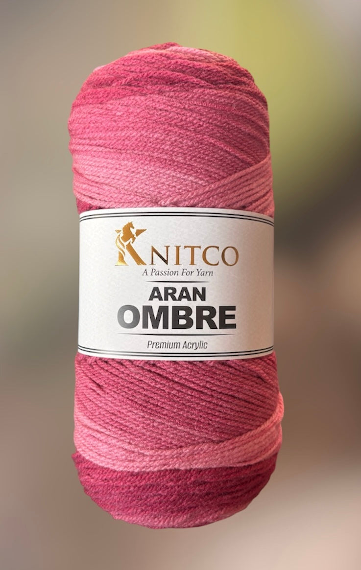 Knitco Aran Ombré Premium Acrylic Yarn