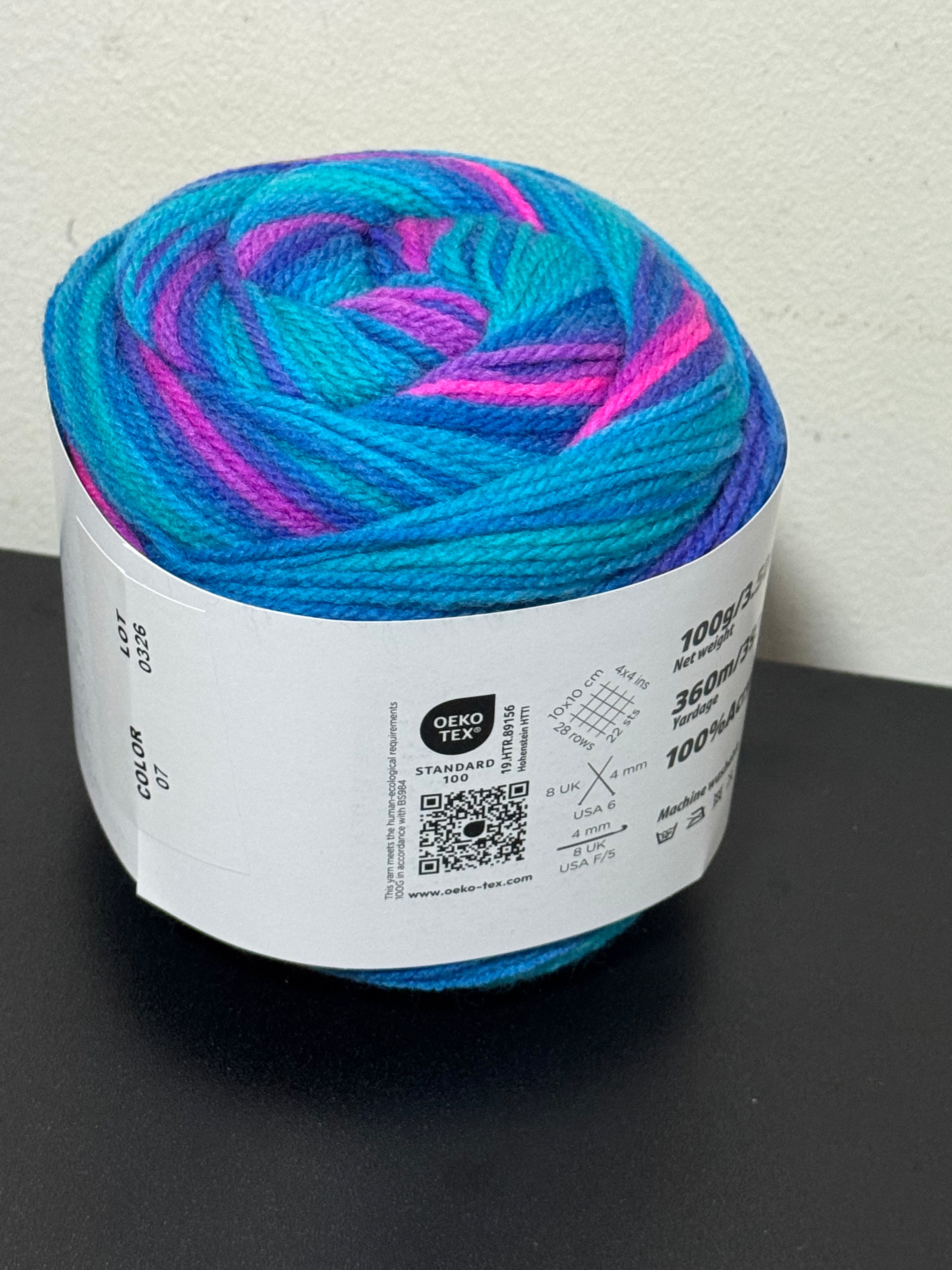 Knitco Fruit Salad Premium Acrylic Yarn