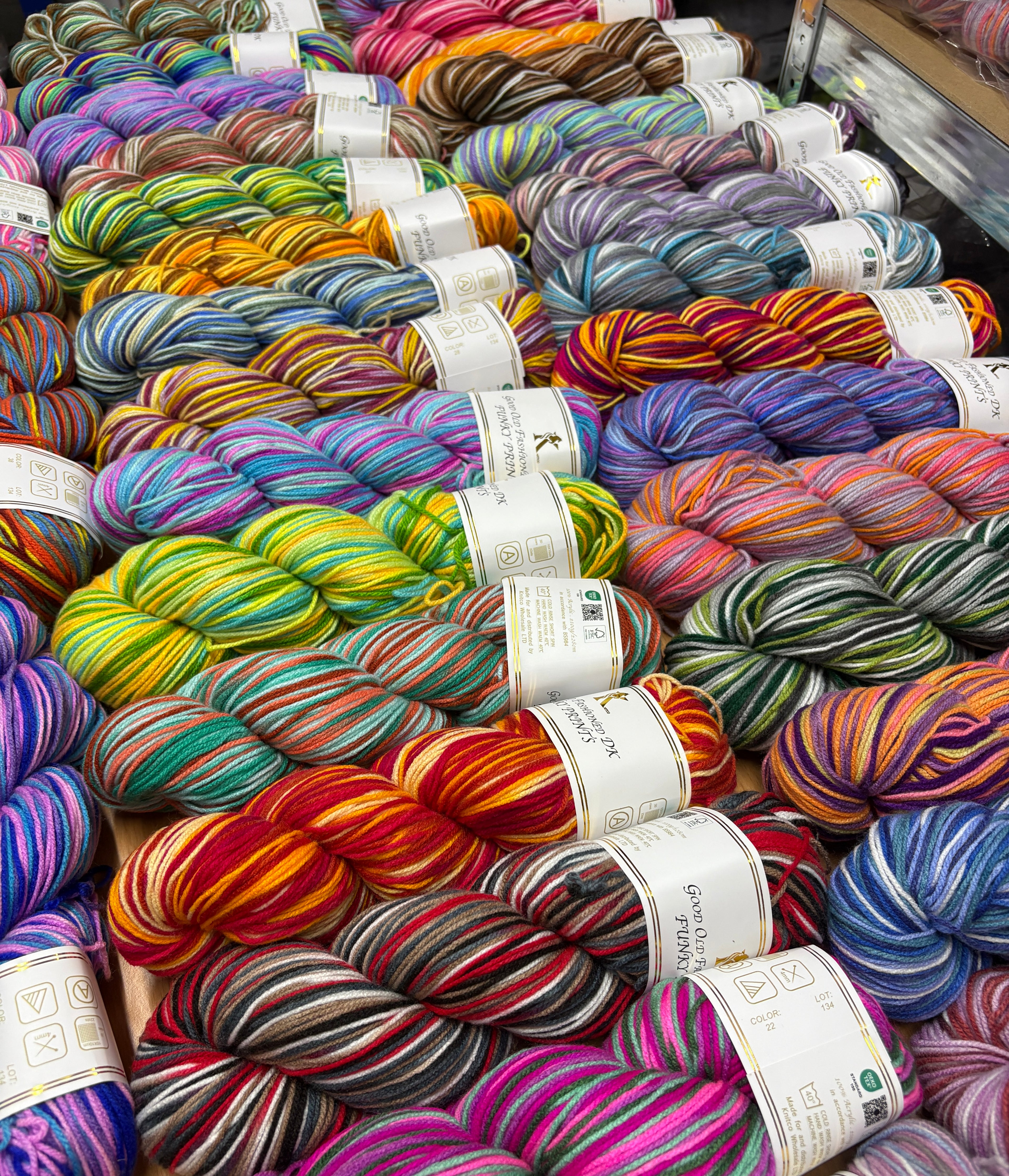 Knitco GOF DK Funky Prints Acrylic Hanks