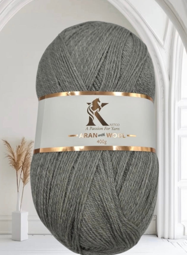 Knitco Aran With Wool - Plain and Tweed