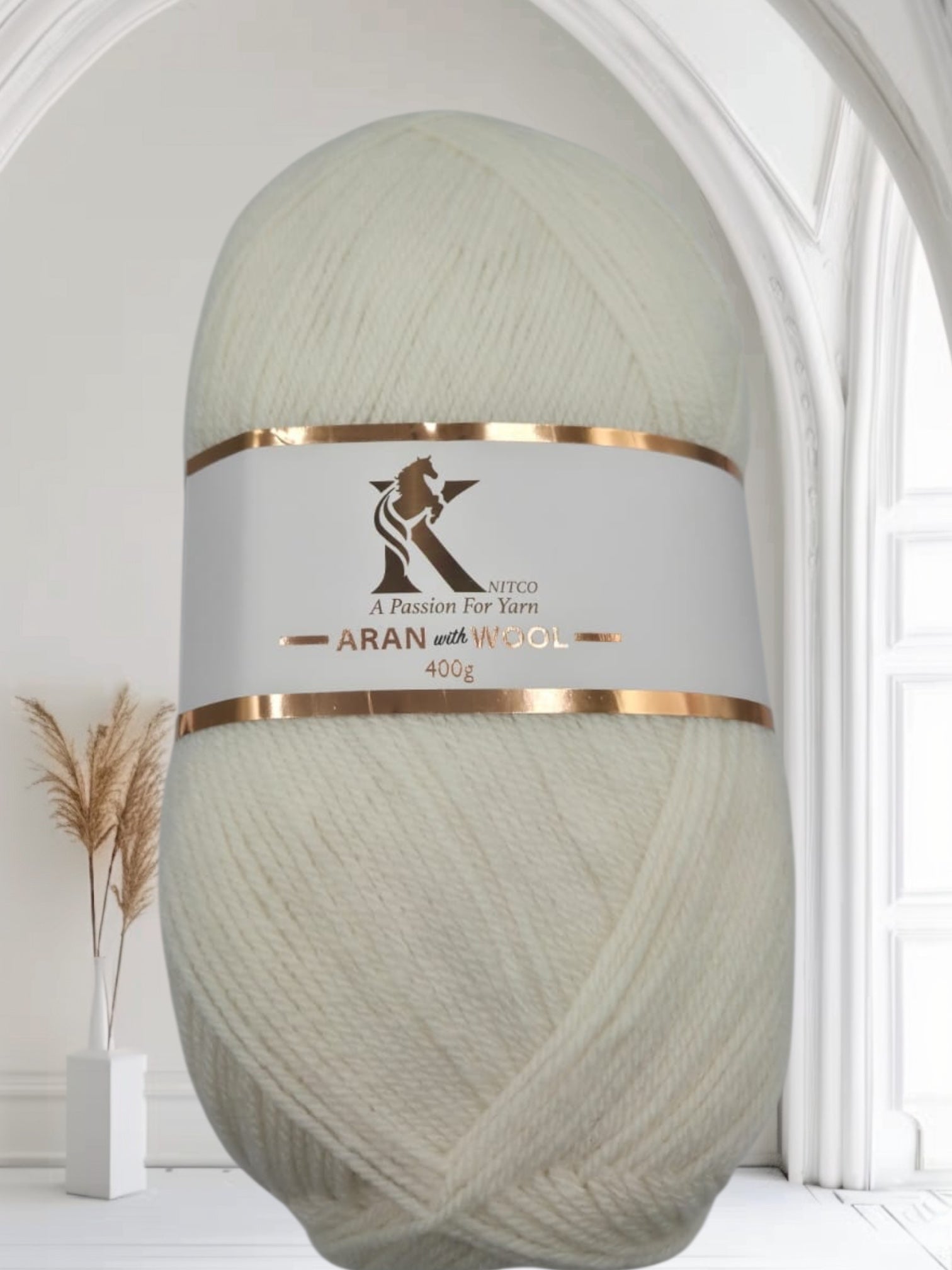 Knitco Aran With Wool - Plain and Tweed