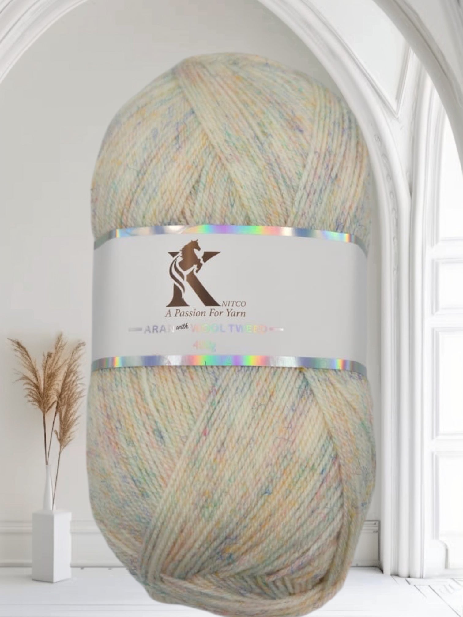 Knitco Aran With Wool - Plain and Tweed