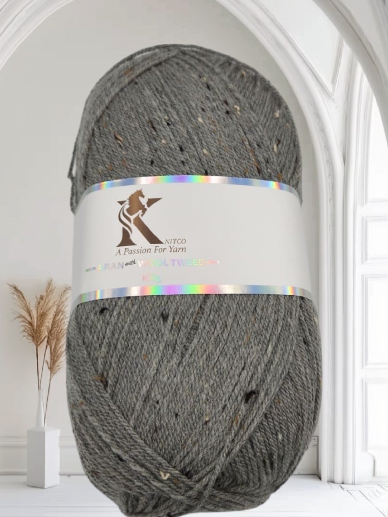 Knitco Aran With Wool - Plain and Tweed