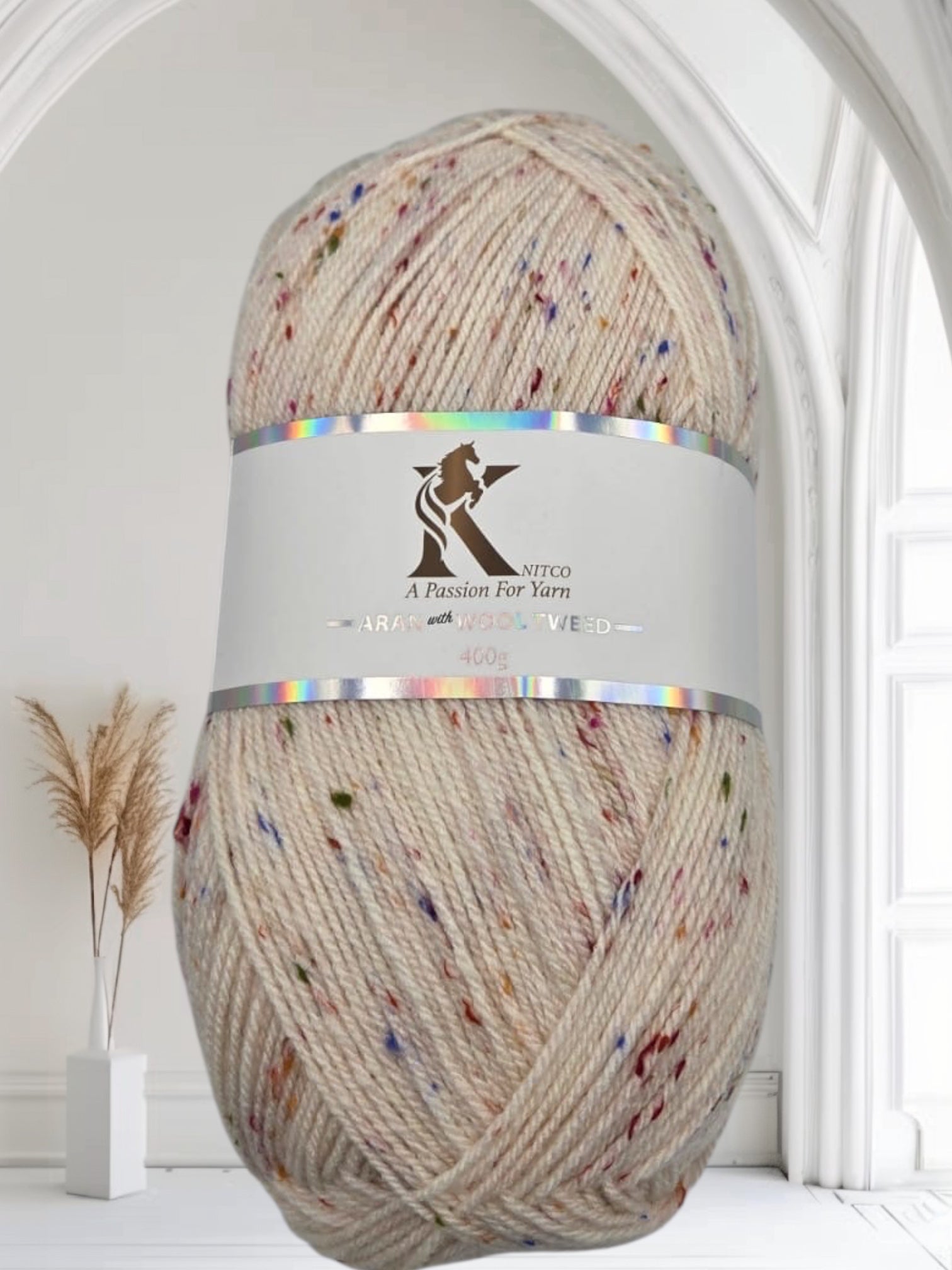 Knitco Aran With Wool - Plain and Tweed