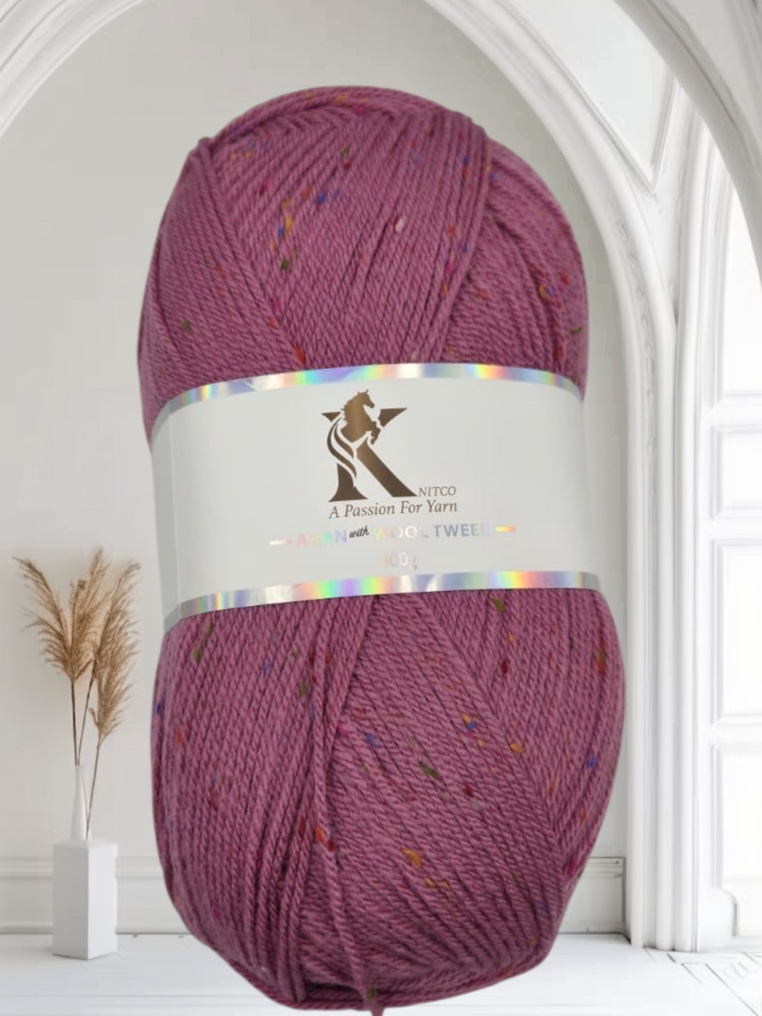 Knitco Aran With Wool - Plain and Tweed