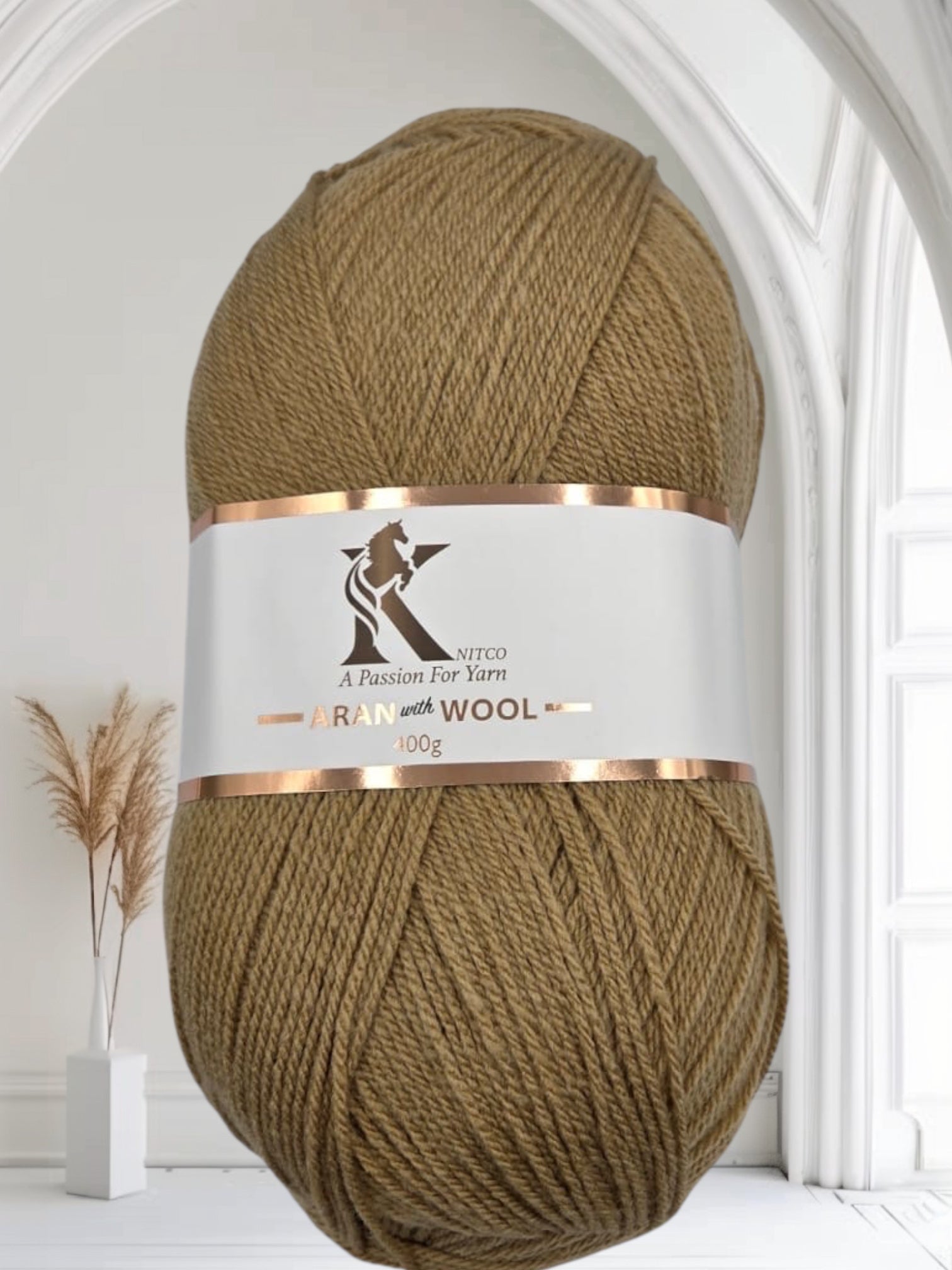 Knitco Aran With Wool - Plain and Tweed