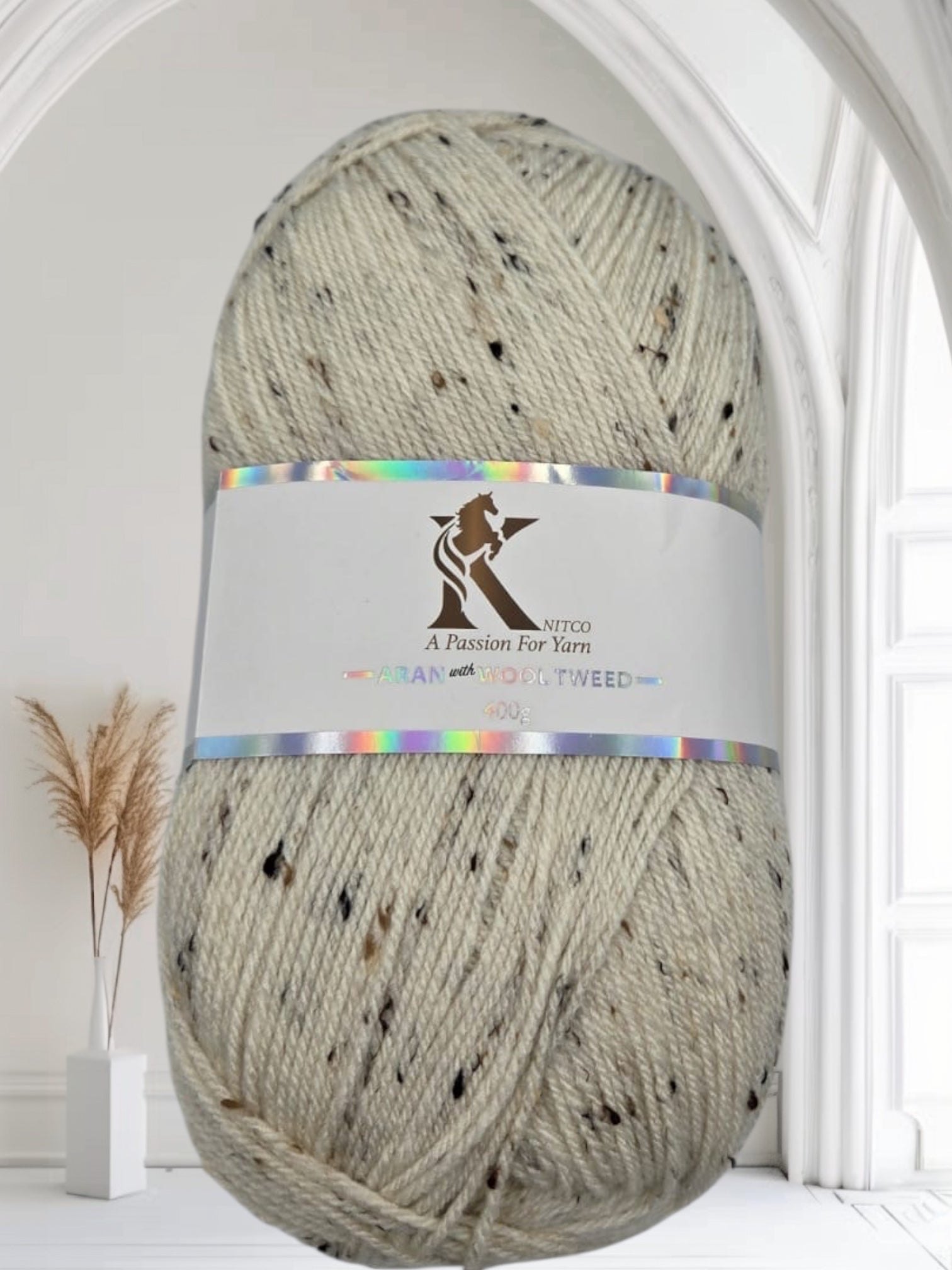 Knitco Aran With Wool - Plain and Tweed