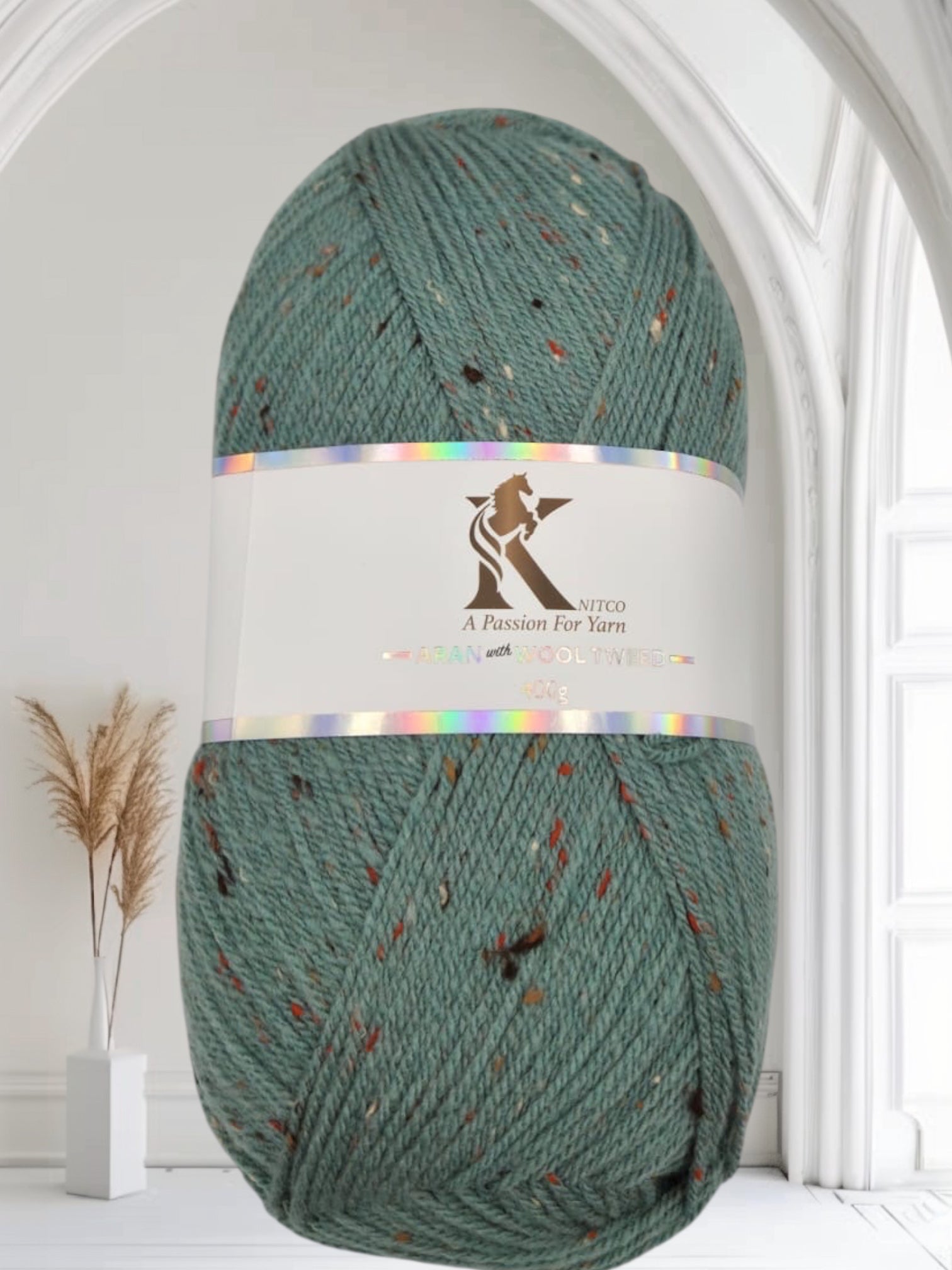 Knitco Aran With Wool - Plain and Tweed