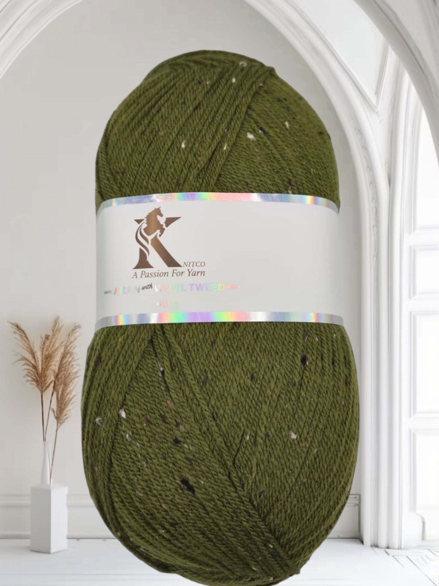 Knitco Aran With Wool - Plain and Tweed