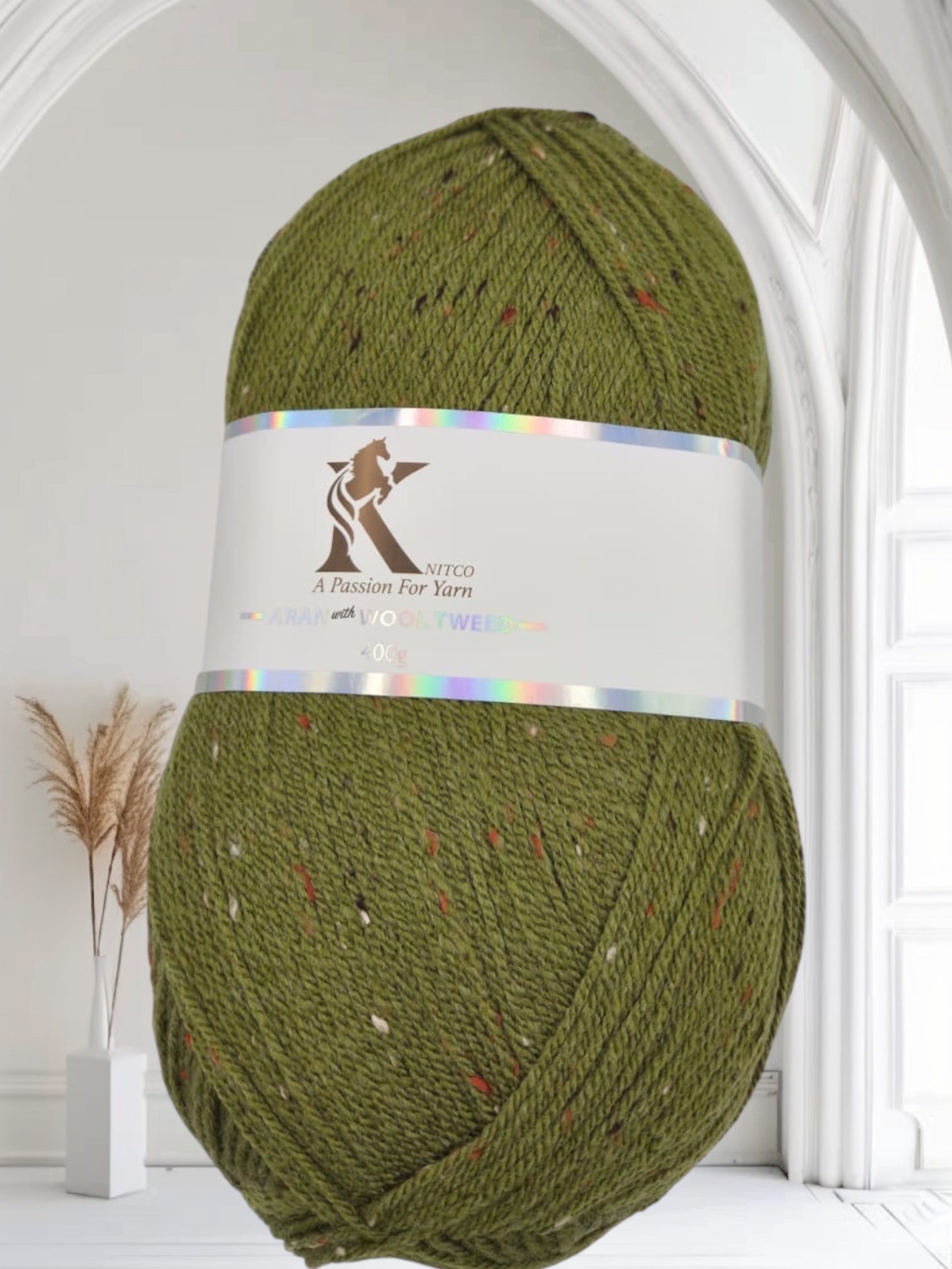Knitco Aran With Wool - Plain and Tweed