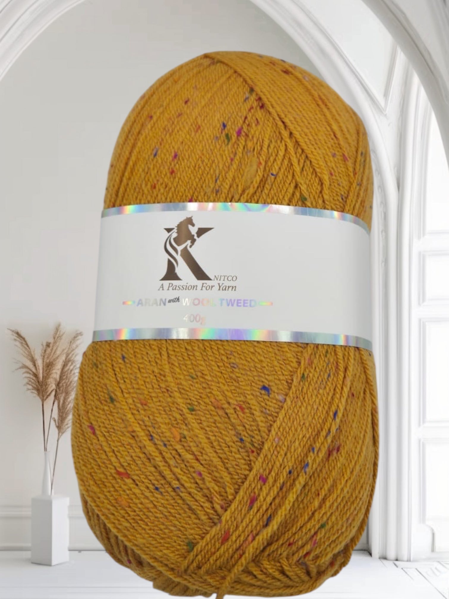 Knitco Aran With Wool - Plain and Tweed